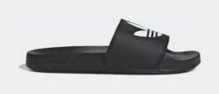 ADIDAS Adilette Lite Mens Slide Sandal (Black/White)