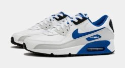 Nike Air Max 90 LTR Mens Running Shoes (White/Blue) -FreshKicks Store 022b32df270c123e594ec636e2b852c9