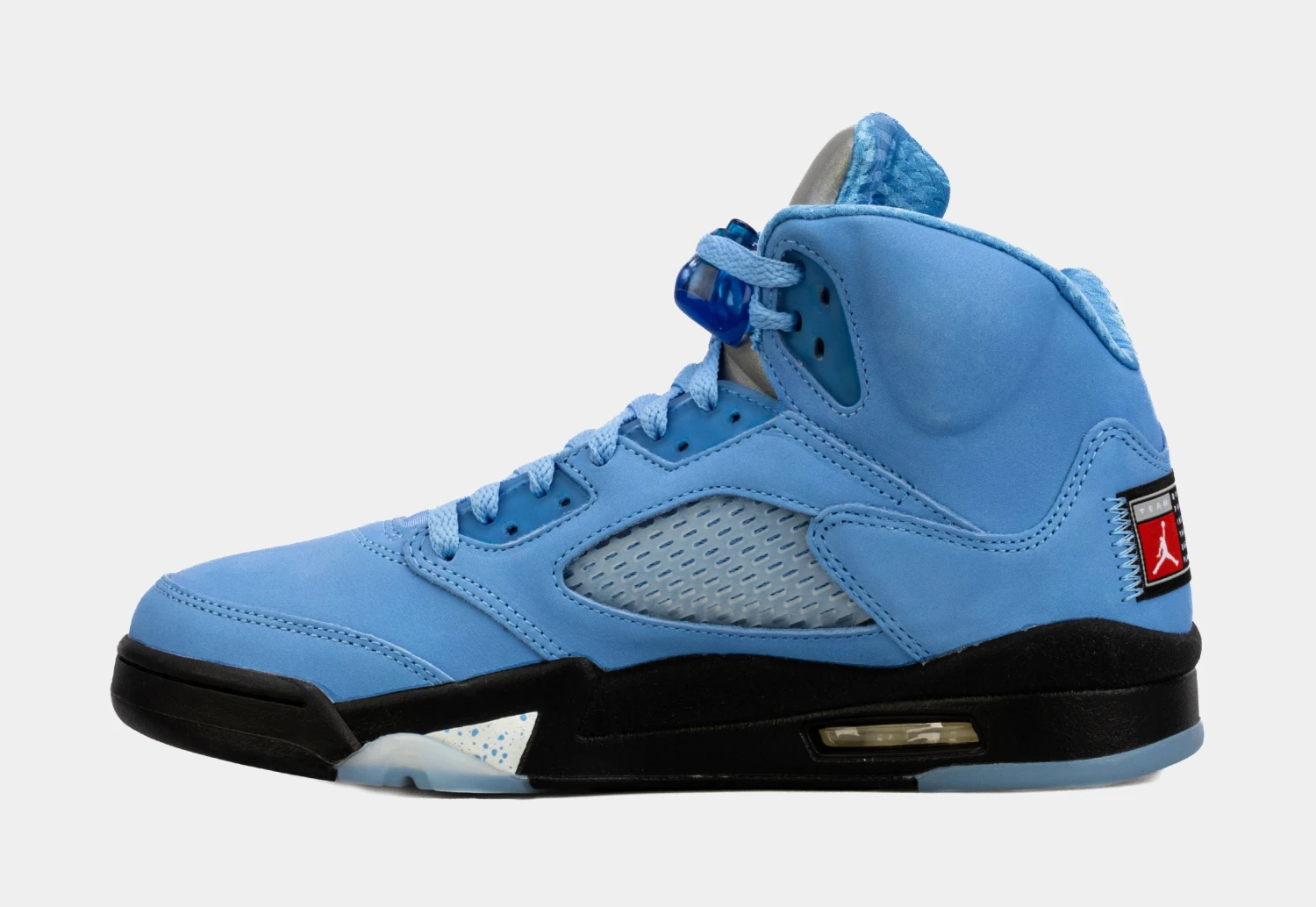 Air Jordan 5 Retro University Blue Mens Lifestyle Shoes (Blue) Limit One Per Customer 4 Air Jordan 5 Retro University Blue Mens Lifestyle Shoes (Blue) Limit One Per Customer - Image 2