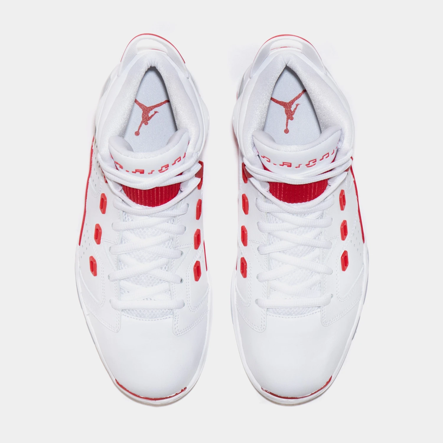 Jordan 6-17-23 Fire Red Mens Basketball Shoes (White) 7 Jordan 6-17-23 Fire Red Mens Basketball Shoes (White) - Image 5