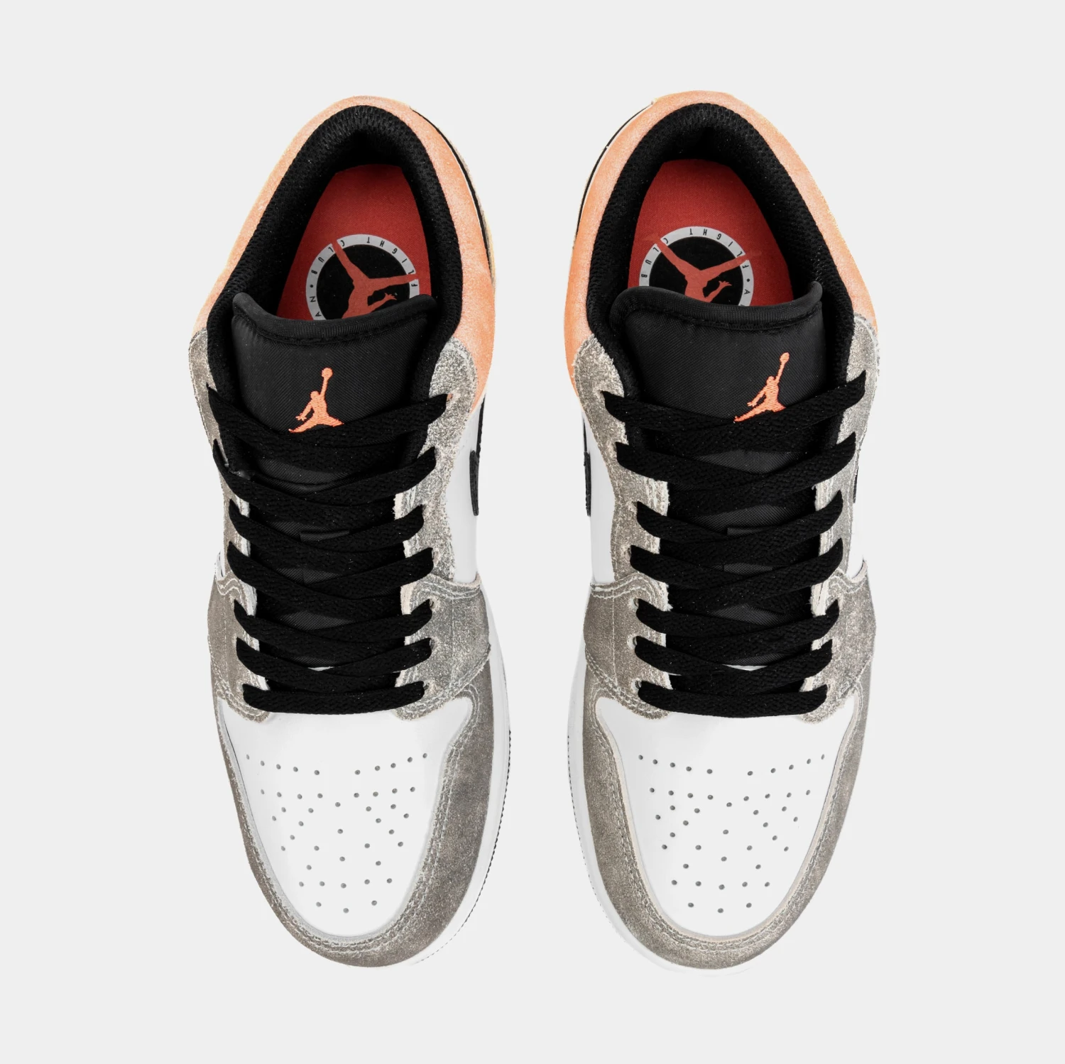 Air Jordan 1 Retro Low Flight Club Mens Lifestyle Shoes (Black/Grey) 7 Air Jordan 1 Retro Low Flight Club Mens Lifestyle Shoes (Black/Grey) - Image 5