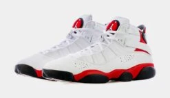 Jordan 6 Rings Chicago Mens Basketball Shoes (White/Red) -FreshKicks Store 072101815c07ebe996797fe16c8c2269