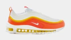 Nike Air Max 97 Athletic Club Mens Running Shoes (White/Orange)