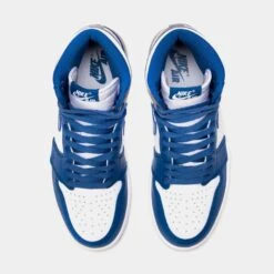 Air Jordan 1 Retro High OG True Blue Mens Lifestyle Shoes (Blue/White) Free Shipping -FreshKicks Store 0f32d78c3fcc97f0c53e817b088466c9