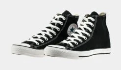 Converse Chuck Taylor All Star Classic Colors High Solid Canvas Mens Lifestyle Shoe (Black) -FreshKicks Store 1867c17db33cb801f5d2e4a8ab49d479