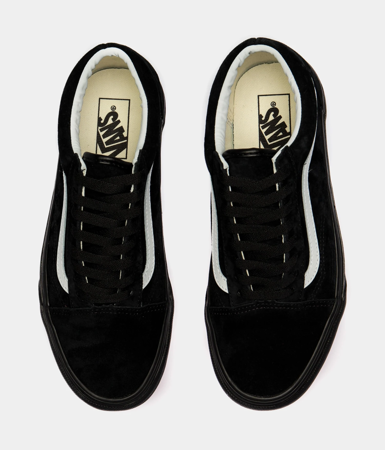 Vans Old Skool Pig Suede Mens Skateboarding Shoe (Black/Black) 6 Vans Old Skool Pig Suede Mens Skateboarding Shoe (Black/Black) - Image 5
