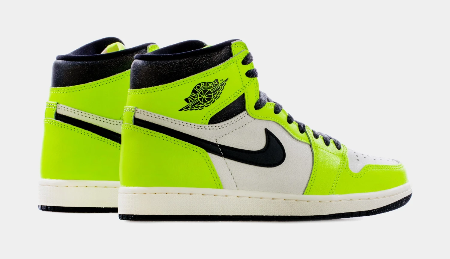Air Jordan 1 High OG Visionaire Mens Lifestyle Shoes (Black/Neon Yellow) Free Shipping 8 Air Jordan 1 High OG Visionaire Mens Lifestyle Shoes (Black/Neon Yellow) Free Shipping - Image 6