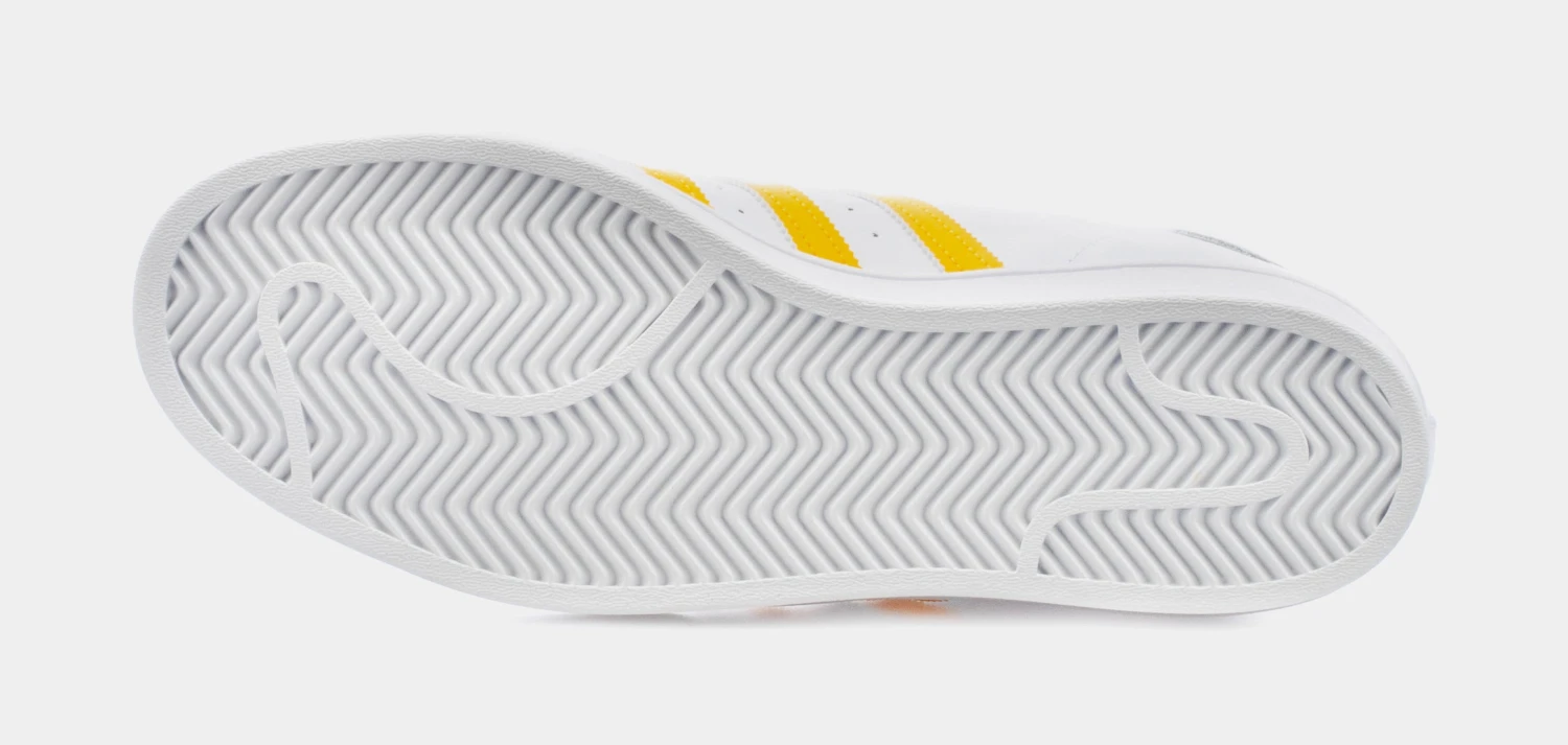 ADIDAS Superstar Mens Lifestyle Shoes (White/Yellow) 5 ADIDAS Superstar Mens Lifestyle Shoes (White/Yellow) - Image 3
