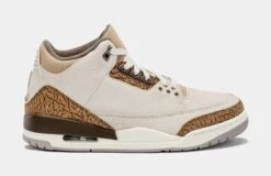 Air Jordan 3 Retro Palomino Mens Lifestyle Shoes (Light Orewood Brown/Palomino)