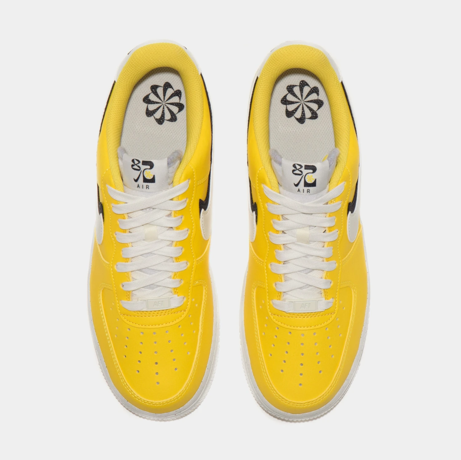 Nike Air Force 1 Low 82 Mens Lifestyle Shoes (Yellow) 7 Nike Air Force 1 Low 82 Mens Lifestyle Shoes (Yellow) - Image 5