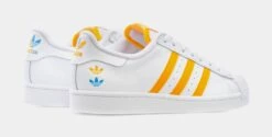 ADIDAS Superstar Mens Lifestyle Shoes (White/Yellow) 13 ADIDAS Superstar Mens Lifestyle Shoes (White/Yellow) -FreshKicks Store 1fb25b86b58c06c12ad48ee279c2fd08