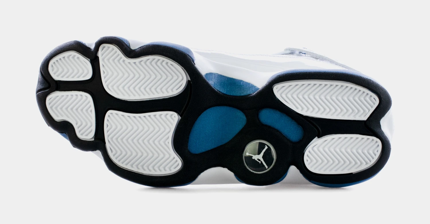 Jordan 6 Rings Marina Blue Mens Basketball Shoes (White/Blue) 5 Jordan 6 Rings Marina Blue Mens Basketball Shoes (White/Blue) - Image 3