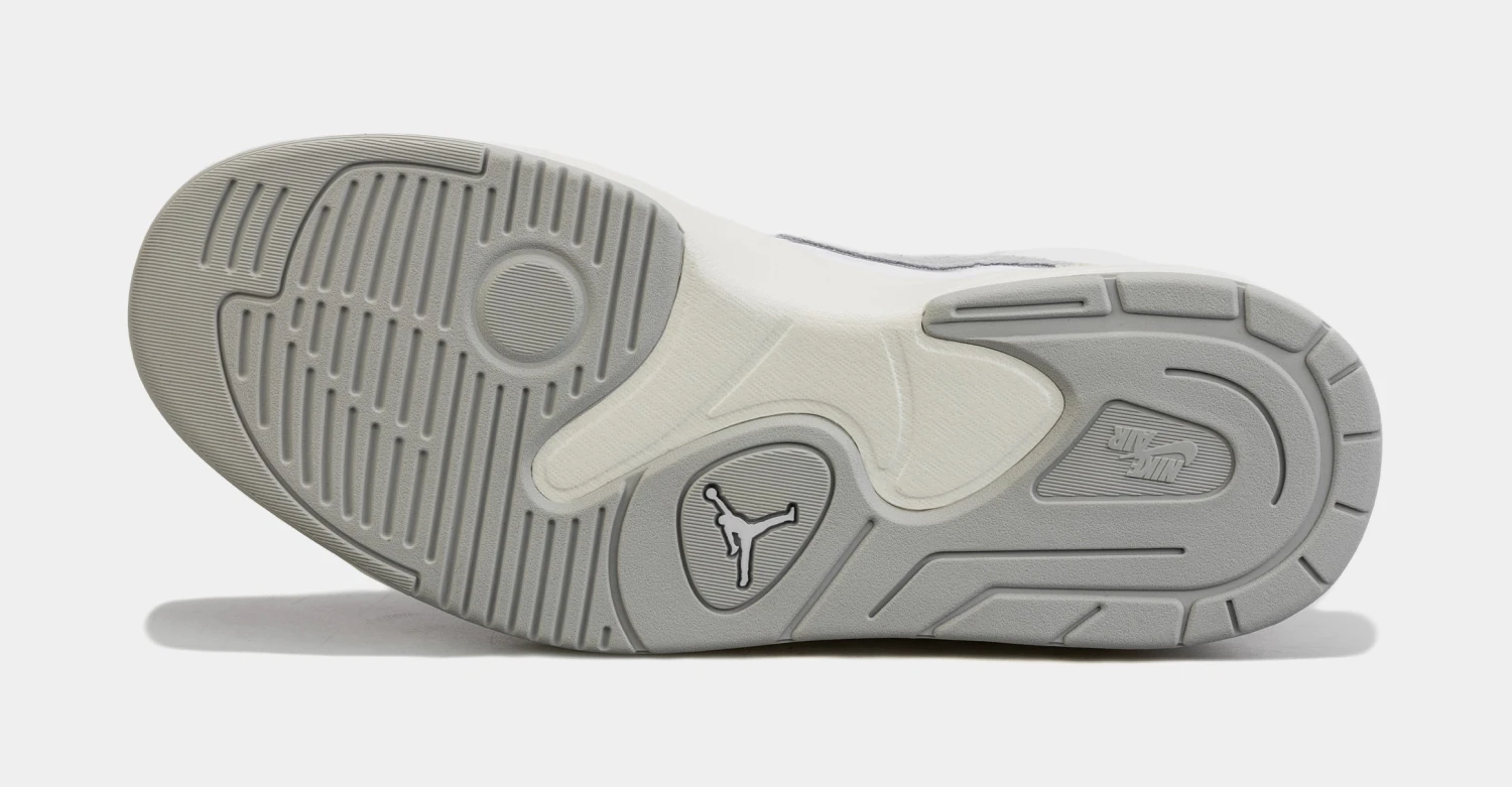 Jordan Stadium 90 Mens Basketball Shoes (White/Grey) 5 Jordan Stadium 90 Mens Basketball Shoes (White/Grey) - Image 3