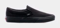 Vans Classic Slip On Mens Skateboarding Shoe (Black)