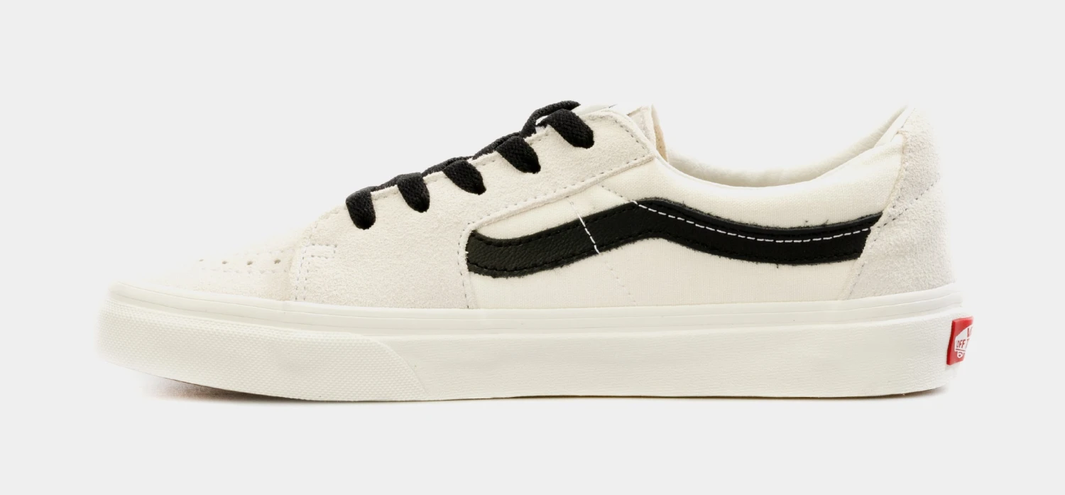 Vans SK8 Low Mens Skate Shoes (White/Black) 4 Vans SK8 Low Mens Skate Shoes (White/Black) - Image 2