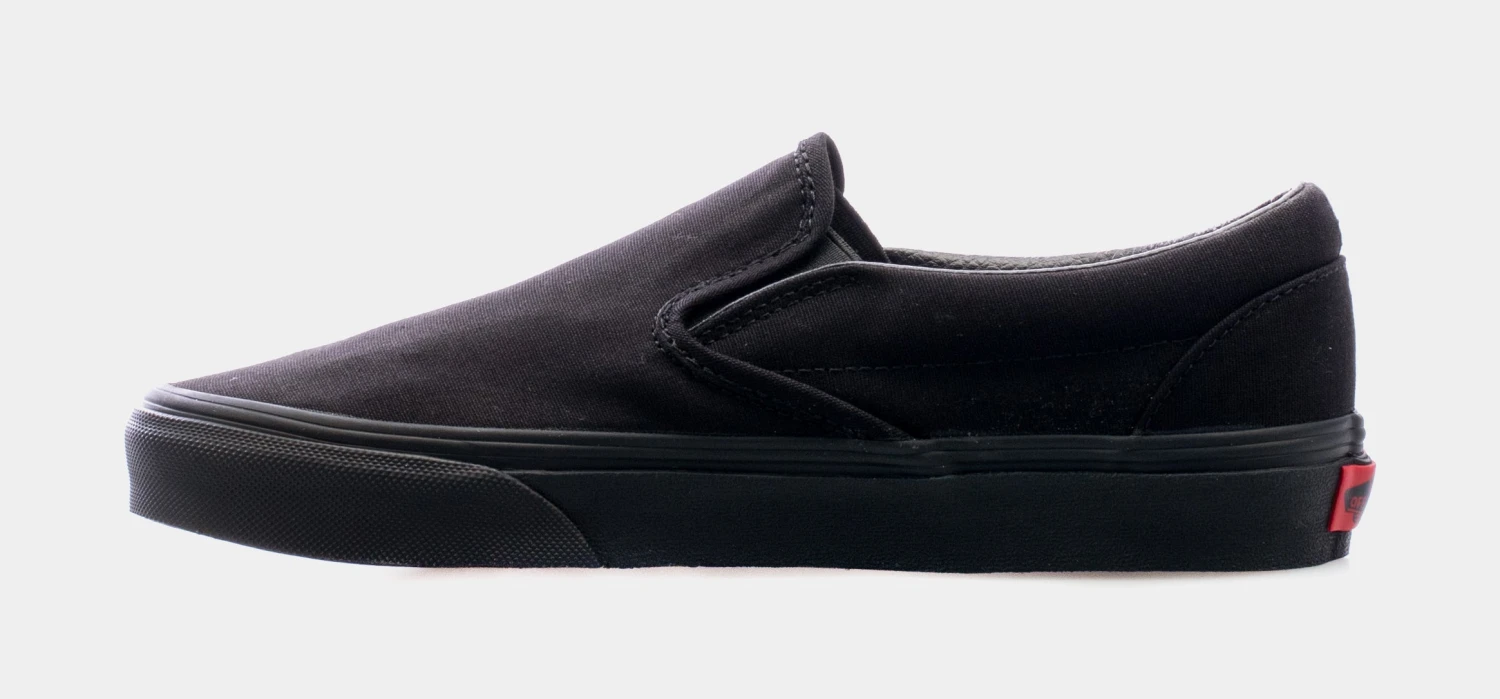 Vans Classic Slip On Mens Skateboarding Shoe (Black) 4 Vans Classic Slip On Mens Skateboarding Shoe (Black) - Image 2