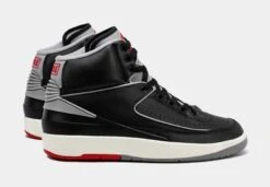 Air Jordan 2 Retro Black Cement Mens Lifestyle Shoes (Black/Cement Grey) -FreshKicks Store 2bd8742d4975f2c82713b02e33f02b87