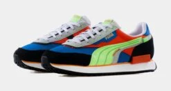 Puma Future Rider Displaced Mens Lifestyle Shoes (Blue/Green) -FreshKicks Store 2e3abcdf243ba473a2ce647e51ff0a10