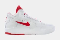 Nike Air Flight Lite Mid Mens Basketball Shoes (White)