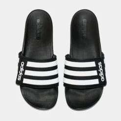 ADIDAS Adilette Comfort Adjustable Slides Mens Sandals (Black) -FreshKicks Store 2ef994a8708c52c2fce1904b678e6d43