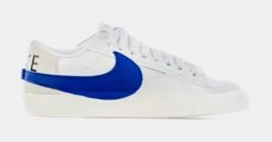 Nike Blazer Low '77 Jumbo Mens Lifestyle Shoes (White/Blue)