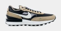 Nike Waffle One Mens Running Shoes (Black/Brown)