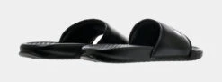 Nike Benassi Swoosh Mens Slide Sandal (Black) -FreshKicks Store 35a7e17b7afe8a86147059f1d8b35bed
