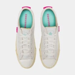 Converse Chuck Taylor NBA ALT Star Mens Lifestyle Shoes (White/Pink) -FreshKicks Store 3c1f8f94e631536ee18aa59d68e76878