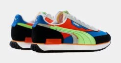 Puma Future Rider Displaced Mens Lifestyle Shoes (Blue/Green) -FreshKicks Store 3e705e6acf9a4cc9ef8bc4c1f8f6ee54