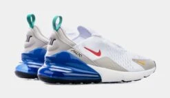 Nike Air Max 270 Inline Mens Running Shoe (White/Blue) -FreshKicks Store 3f7d1c384eb06b43368b2f0f96966e09