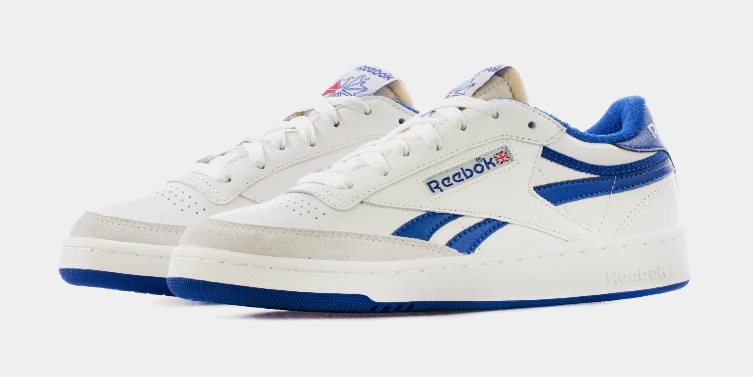 Reebok Club C Revenge Vintage Mens Lifestyle Shoes (Chalk White/Collegiate Royal) 6 Reebok Club C Revenge Vintage Mens Lifestyle Shoes (Chalk White/Collegiate Royal) - Image 4