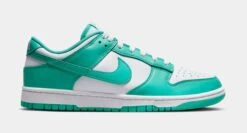 Nike Dunk Low Clear Jade Mens Basketball Shoes (White/Clear Jade)