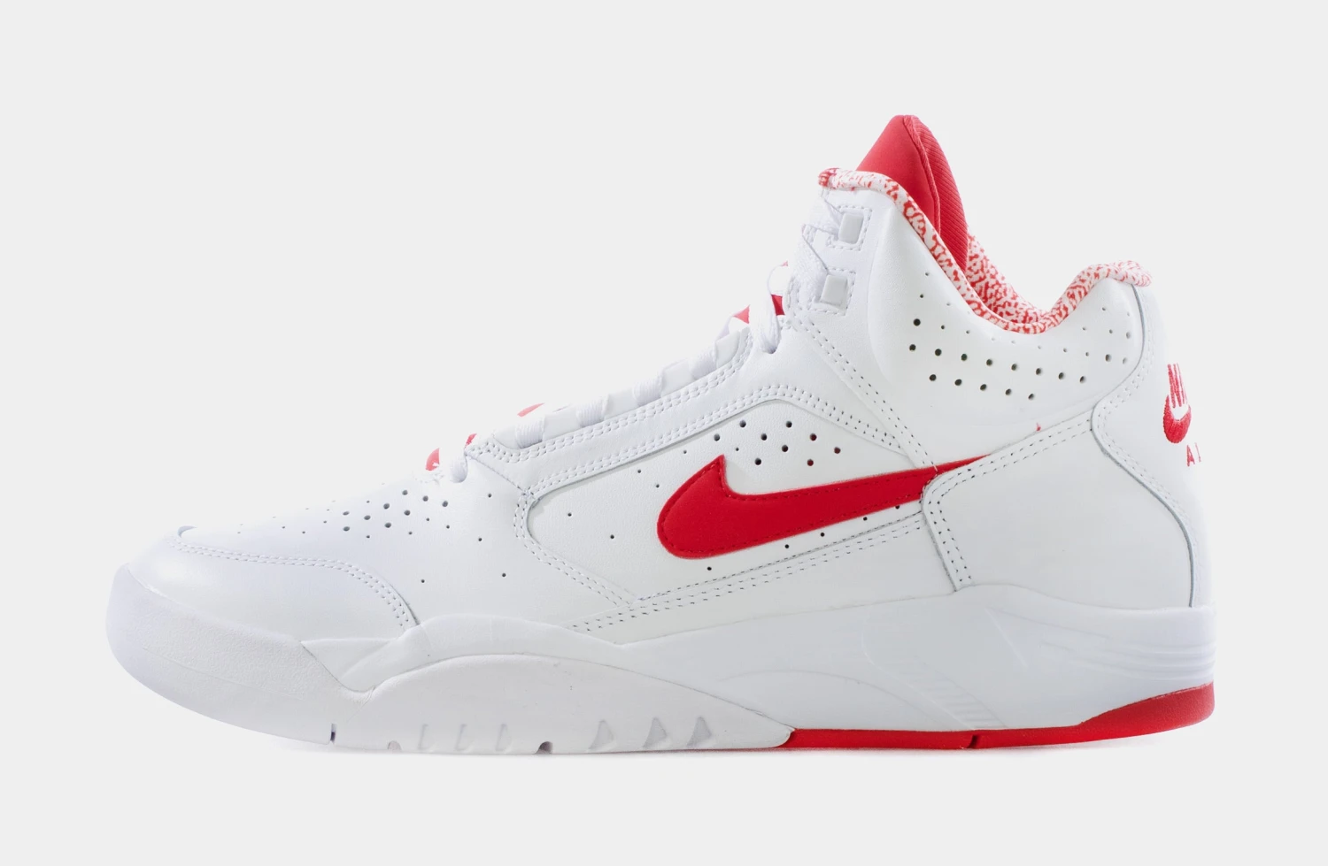 Nike Air Flight Lite Mid Mens Basketball Shoes (White) 4 Nike Air Flight Lite Mid Mens Basketball Shoes (White) - Image 2