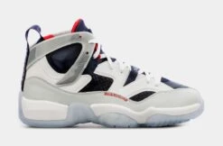 Jordan Two Trey Olympic Mens Basketball Shoes (White/Blue)