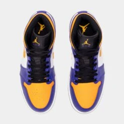 Air Jordan 1 Retro Mid Mens Lifestyle Shoes (Purple/Yellow) -FreshKicks Store 4c5202fc5c50b119f1276c6483d34707 e0d4326e 87bf 4869 8fcc 5bdaaabd2120