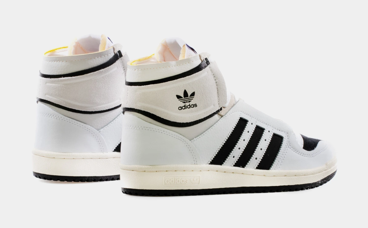 ADIDAS Top Ten Mens Basketball Shoes (White/Black) 8 ADIDAS Top Ten Mens Basketball Shoes (White/Black) - Image 6