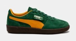 Puma Palermo Mens Lifestyle Shoes (Green/Yellow)