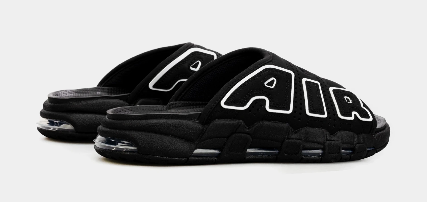 Nike Air More Uptempo Slide Mens Slides (Black) 8 Nike Air More Uptempo Slide Mens Slides (Black) - Image 6