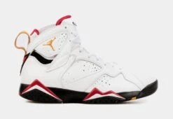Air Jordan 7 Retro Cardinal Mens Lifestyle Shoe (White/Red) Free Shipping
