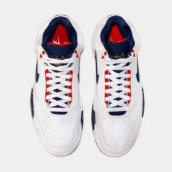 Nike Air Flight Lite Mid Mens Basketball Shoes (White/Blue) -FreshKicks Store 56bd49d6c020135900392b69b3f70f73