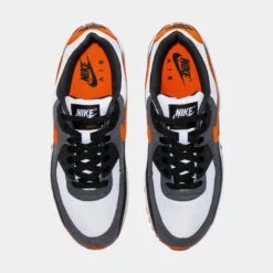 Nike Air Max 90 Mens Running Shoes (Grey/Orange) -FreshKicks Store 57708bcc84f0199586a1b5076f8f8862