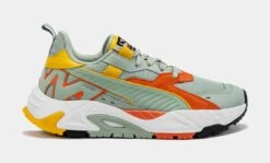Puma RS- TRCK Brand Love Mens Running Shoes (Green/Orange)