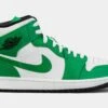 Air Jordan 1 Retro Mid Lucky Green Mens Lifestyle Shoes (White/Green)