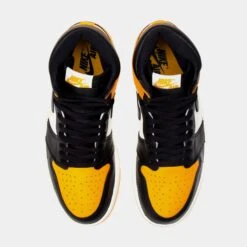Air Jordan 1 High OG Taxi Mens Lifestyle Shoes (Black/Yellow) -FreshKicks Store 5deb7cb97e35a0d28b509fde88f237ff