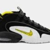 Nike Air Max Penny Mens Basketball Shoes (White/Black/Opti Yellow)