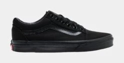 Vans Old Skool Low Mens Skateboarding Shoe (Black)