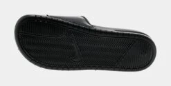 Nike Benassi Swoosh Mens Slide Sandal (Black) -FreshKicks Store 60232c5cc3e797de6a2581a461fc0cde