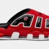 Nike Air More Uptempo Slides Mens Sandals (Red/Black) 1 Nike Air More Uptempo Slides Mens Sandals (Red/Black) -FreshKicks Store 67ade25e4e2be764f4446fcf2f73b87f