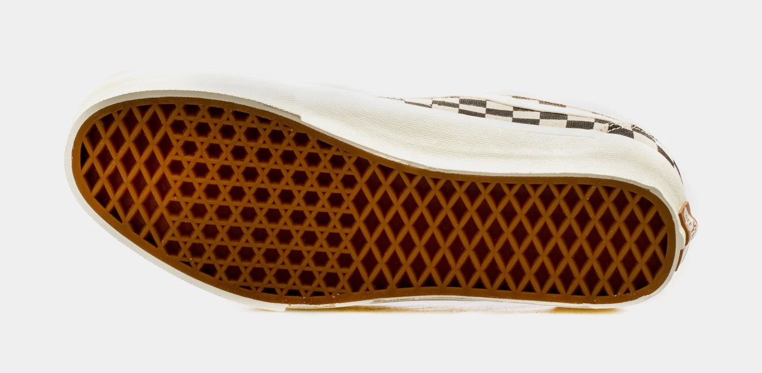 Vans Old Skool Tappered Checkerboard Mens Skate Shoes (Beige) 5 Vans Old Skool Tappered Checkerboard Mens Skate Shoes (Beige) - Image 3