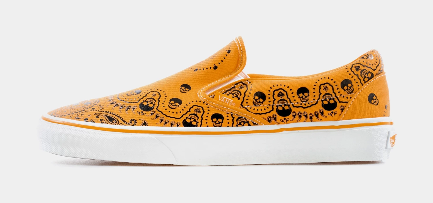 Vans Classic Slip On Mens Skate Shoe (Yellow) 4 Vans Classic Slip On Mens Skate Shoe (Yellow) - Image 2
